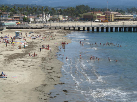 Cowell's Beach in Santa Cruz CA