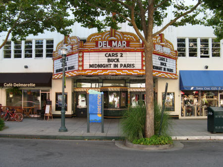 Del Mar Movie Theatre in Santa Cruz CA