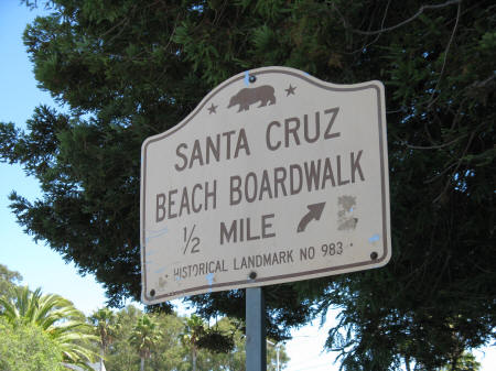 Map of Santa Cruz, California